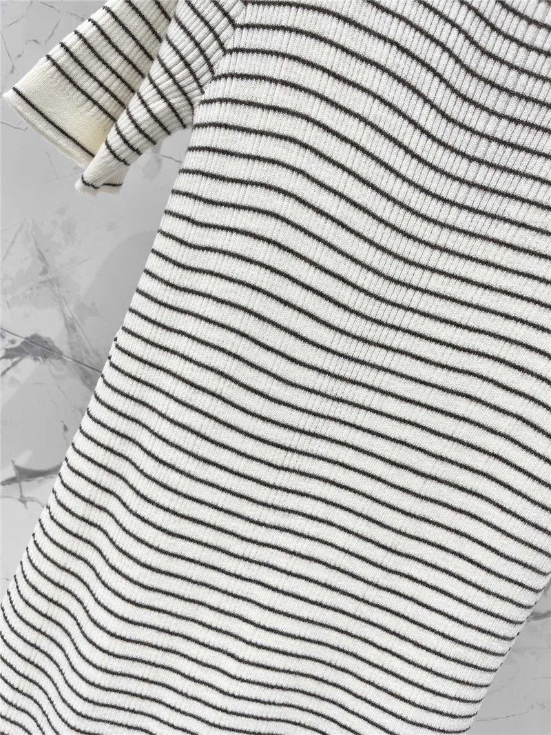 M1um1u knitted short-sleeved dress replicas clothes