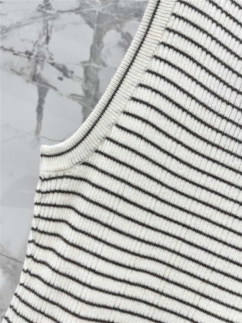 M1um1u striped intercolor vest replica clothing sites