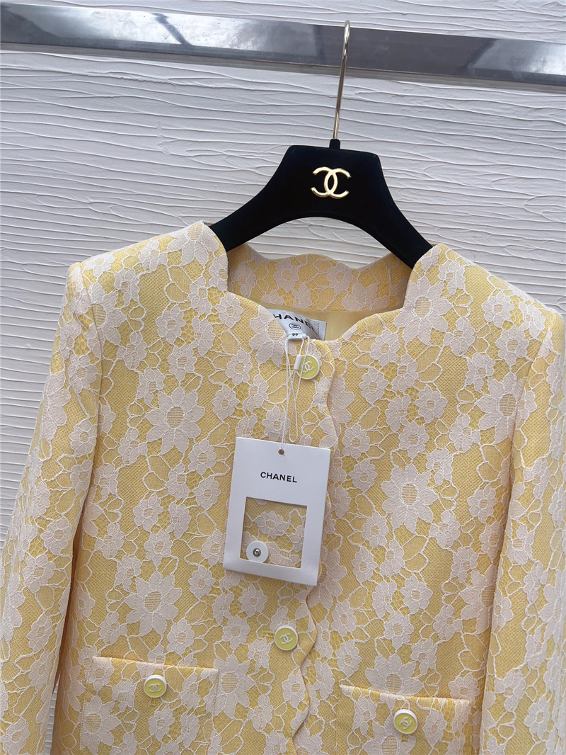 Ch**el flower print coat