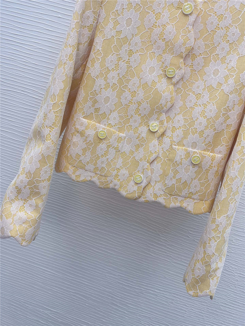 Ch**el flower print coat