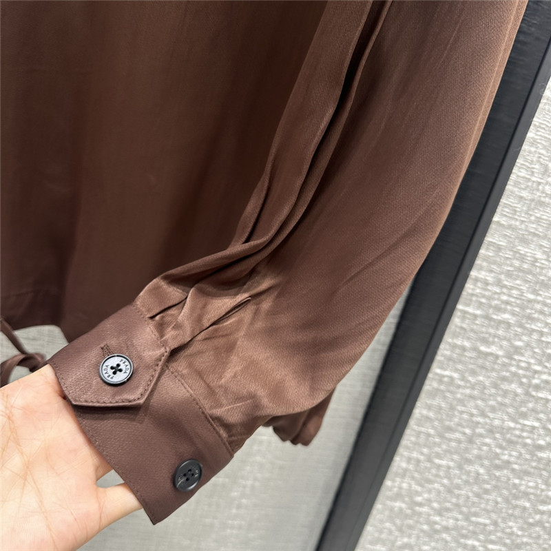 Pra*a brown acetate sweatshirt