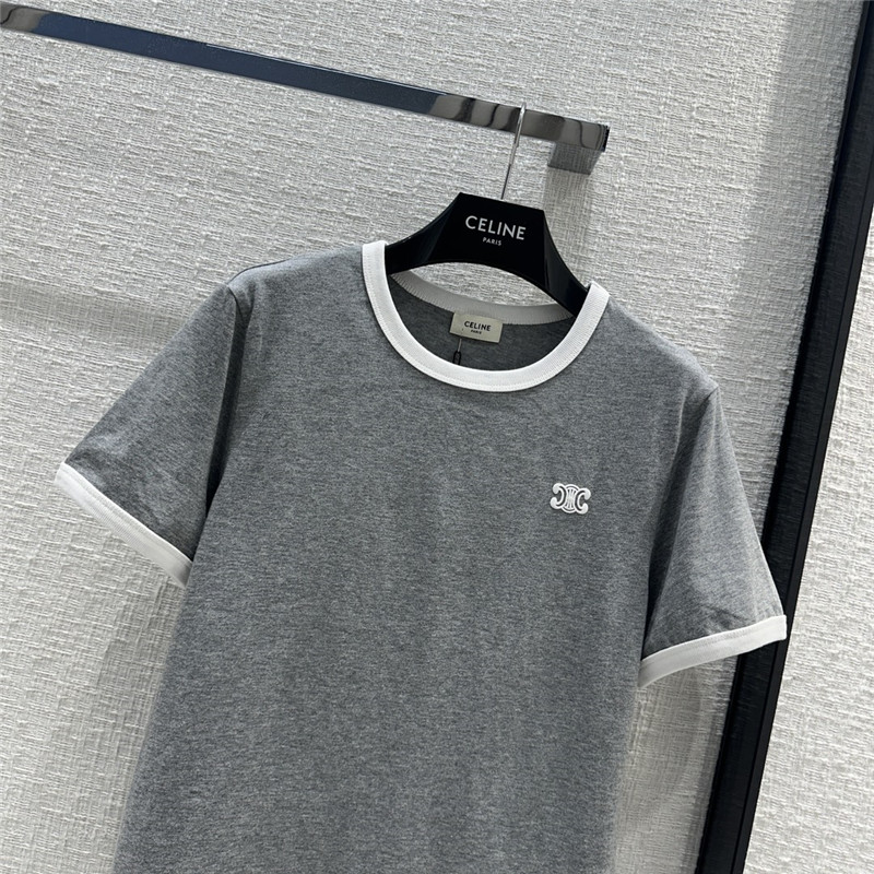 Ce1i*e white logo gray t-shirt