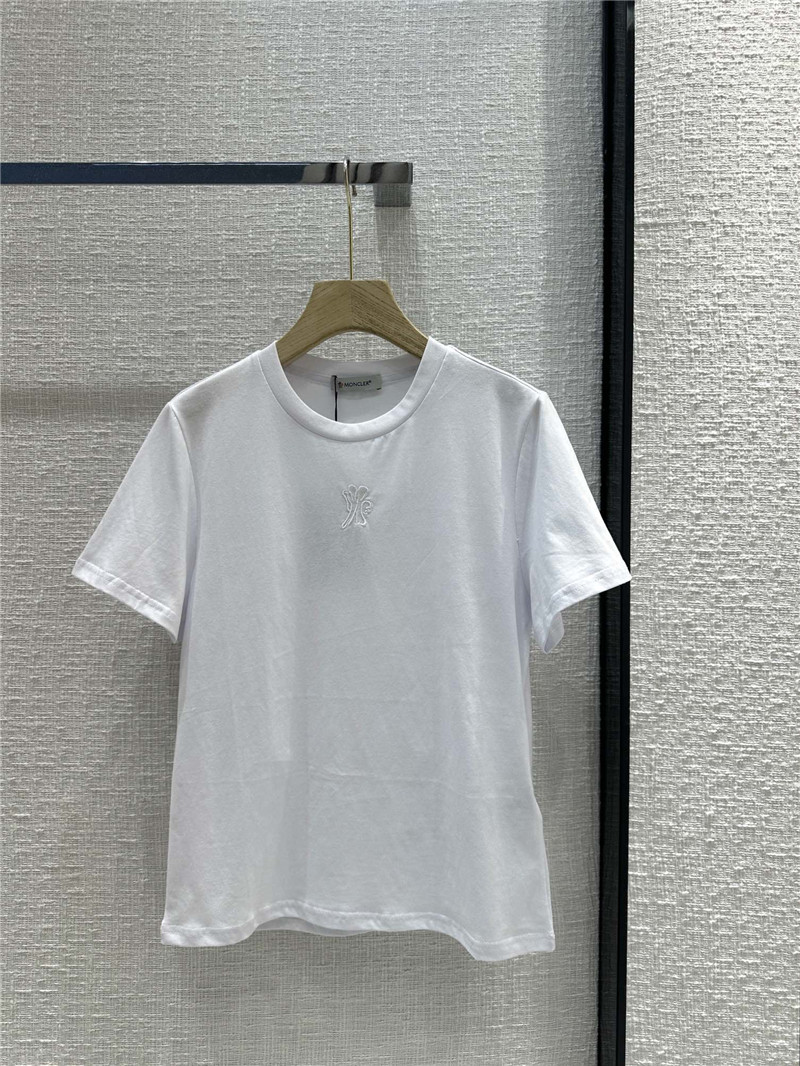 Moncler Short Sleeve T-Shirt White