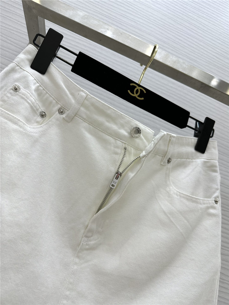 Pra*a denim skirt cheap replica designer clothes