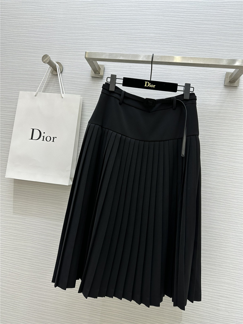 D10r belted pleated skirt replica d&g clothing