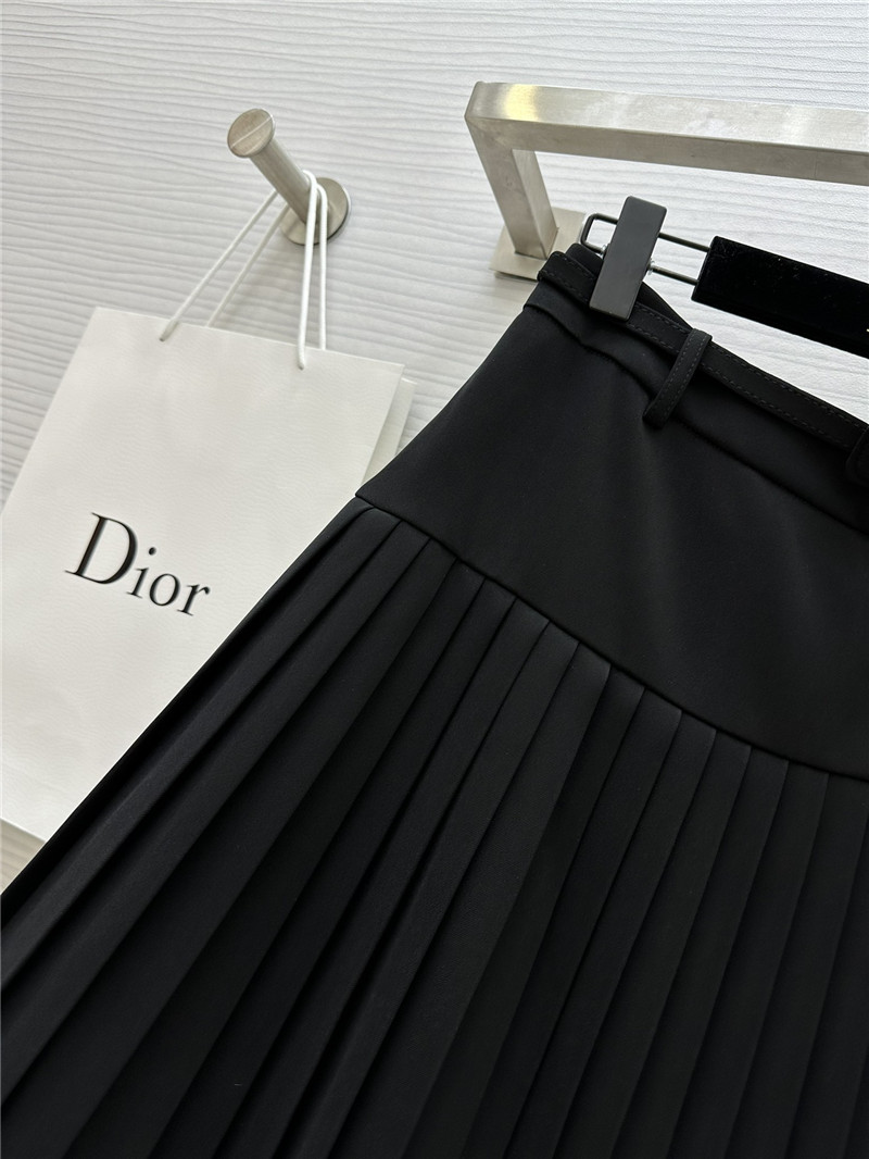 D10r belted pleated skirt replica d&g clothing