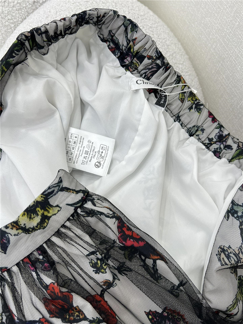 D10r patchwork double layer long skirt replica d&g clothing