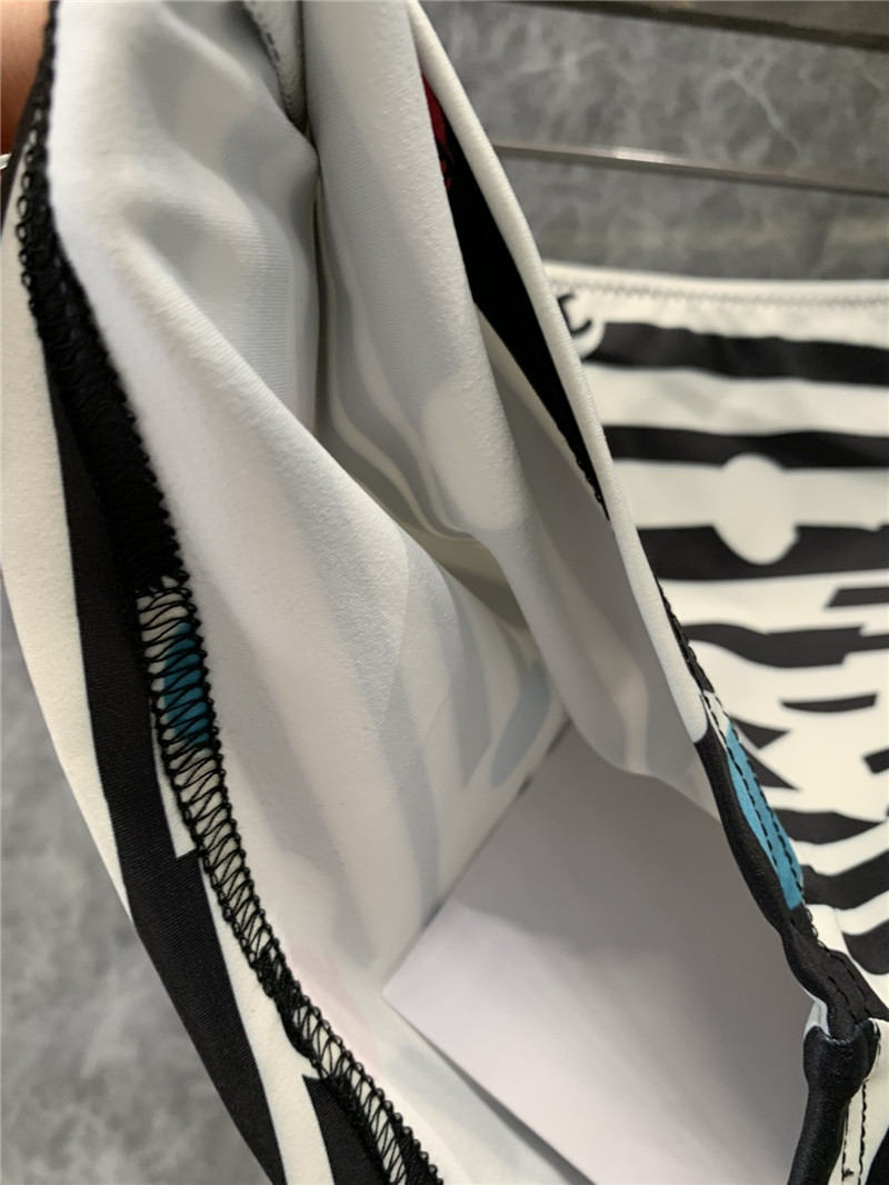 Ch**el printed vest + shorts swimsuit set replicas clothes