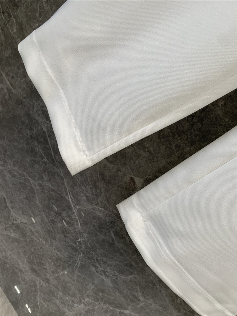 Ch**el metal chain casual straight pants replica clothes