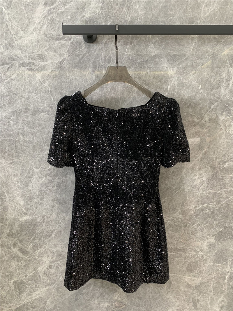 Y51 puff sleeve dress replica designer clothes