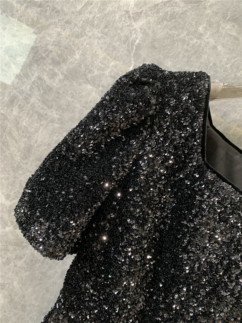 Y51 puff sleeve dress replica designer clothes