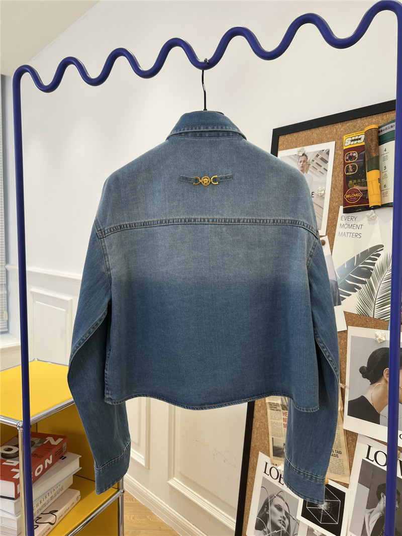 Versace new denim jacket replica d&g clothing