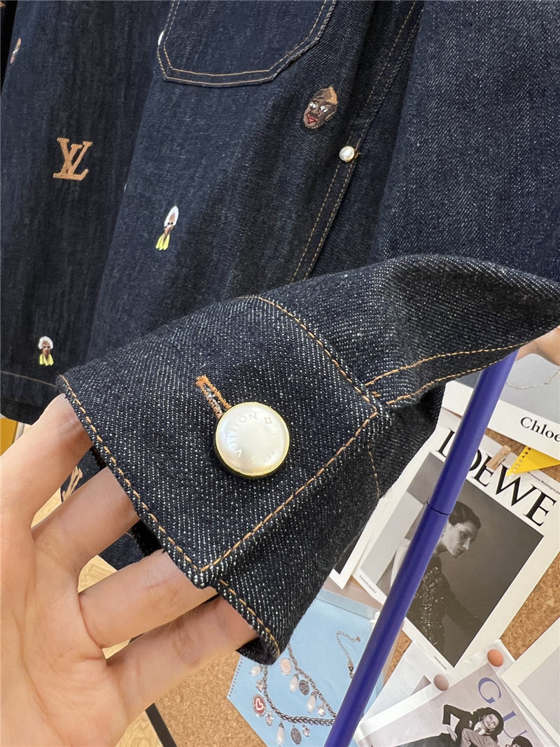 louis vuitton LV new denim jacket replica clothes