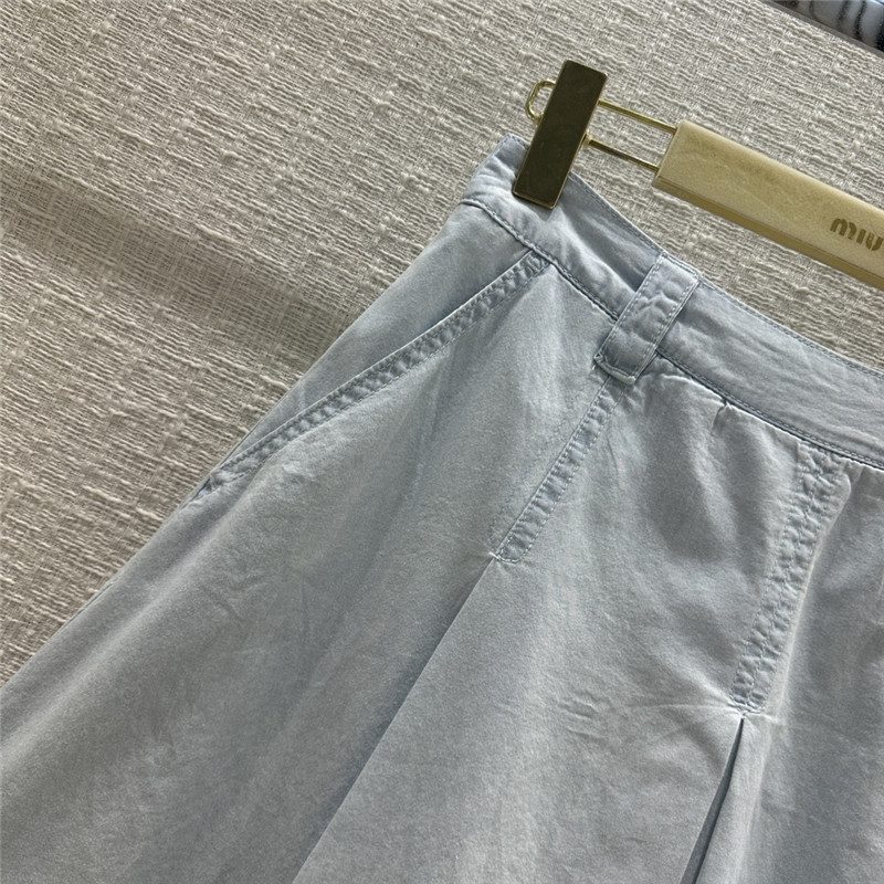 M1um1u denim pleated skirt replica d&g clothing