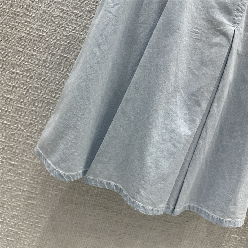 M1um1u denim pleated skirt replica d&g clothing