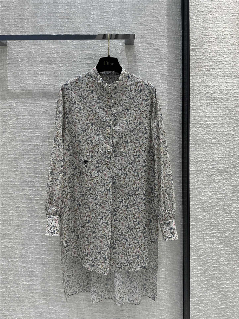 D10r dragonfly print long sleeve shirt replica designer clothes