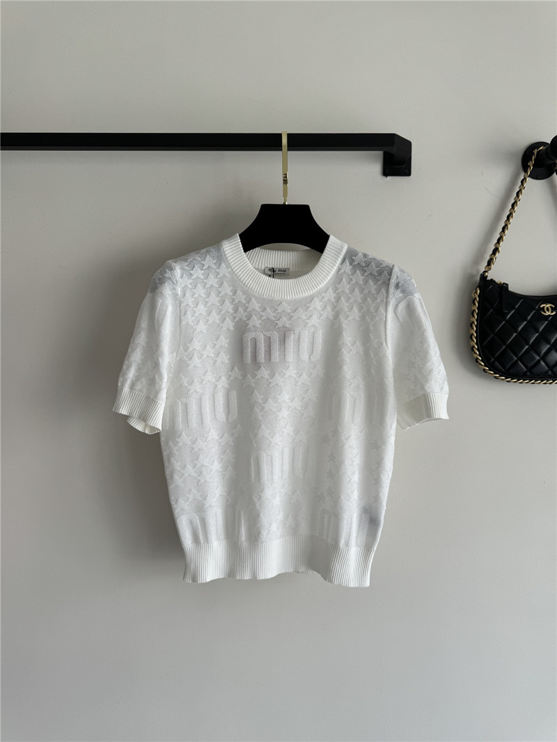 miumiu thin jacquard top replica d&g clothing