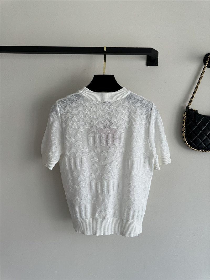 miumiu thin jacquard top replica d&g clothing