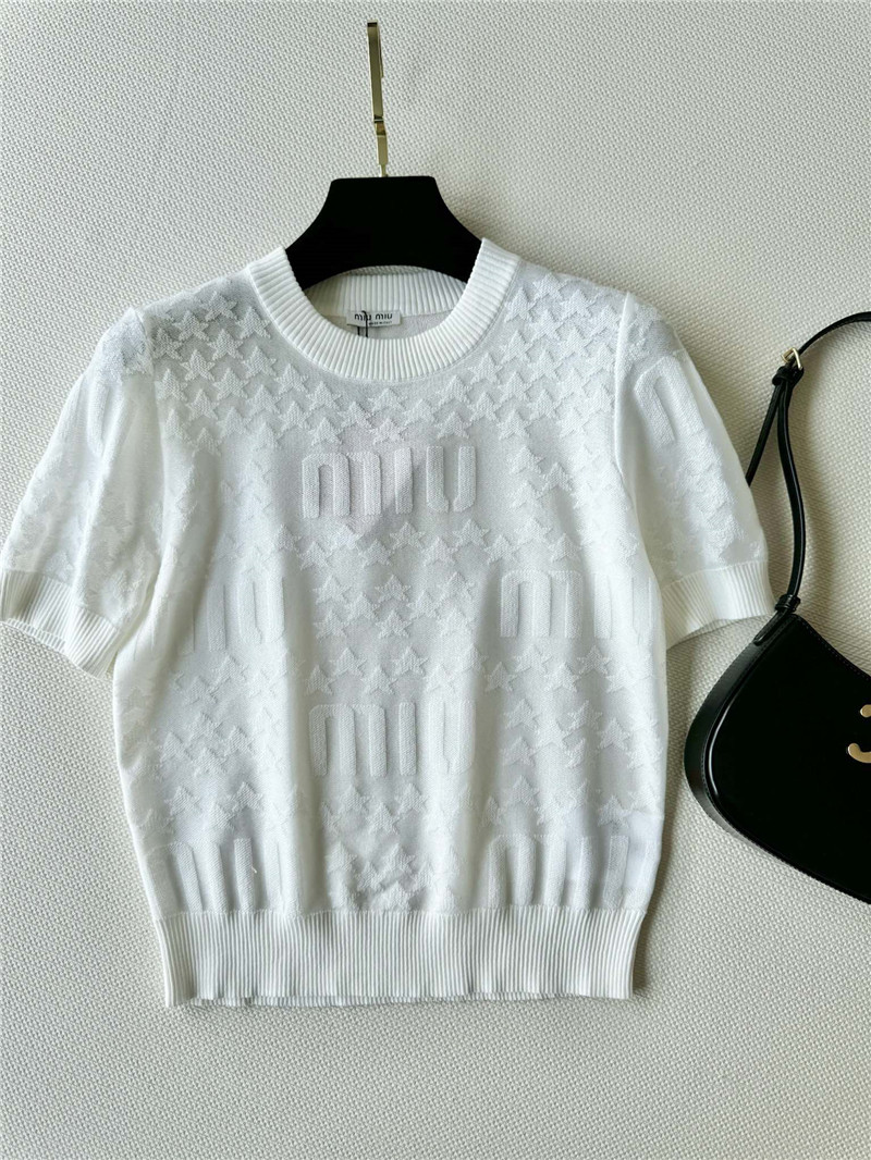 miumiu thin jacquard top replica d&g clothing