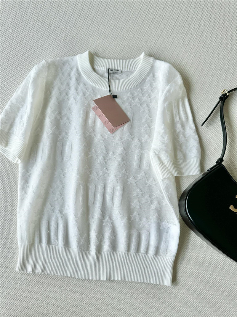 miumiu thin jacquard top replica d&g clothing