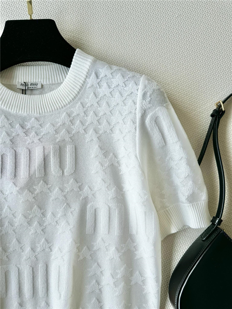 miumiu thin jacquard top replica d&g clothing