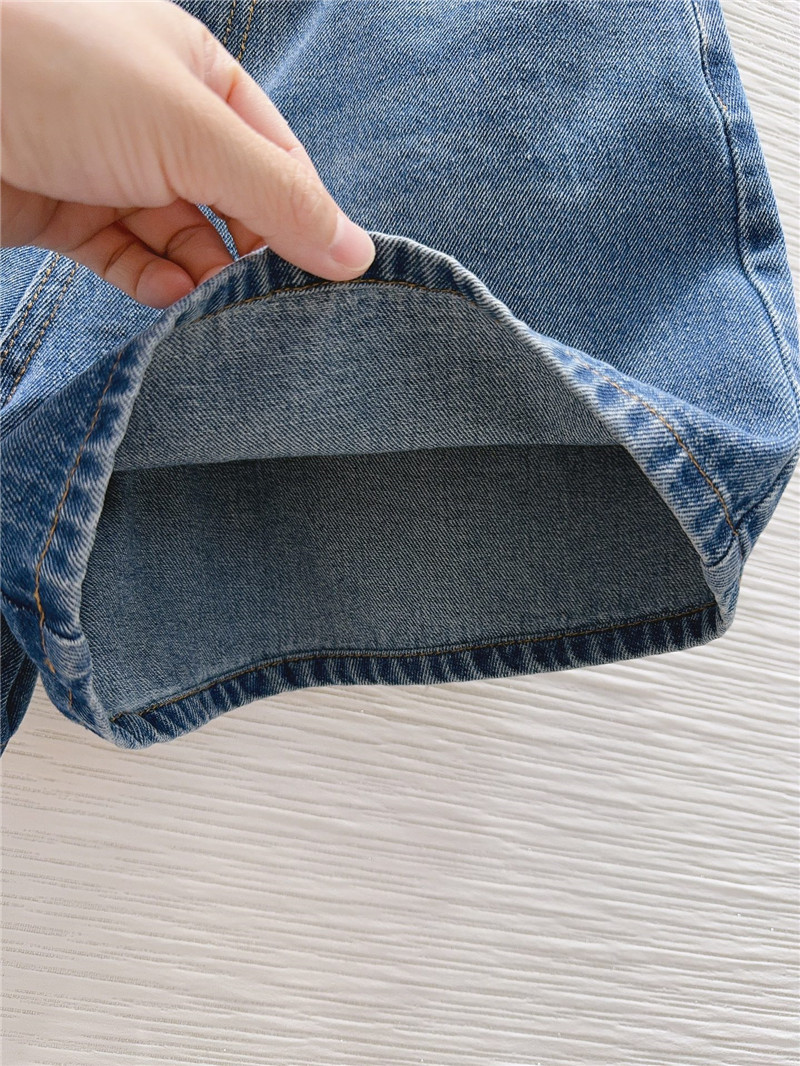 Va1e*ntin0 retro denim shorts replica designer clothes