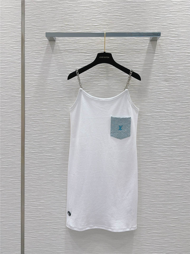 l0vis Vvtt0n white camisole dress