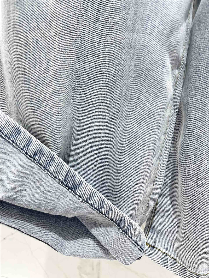 Va1e*ntin0 elastic waist tencel jeans replica d&g clothing