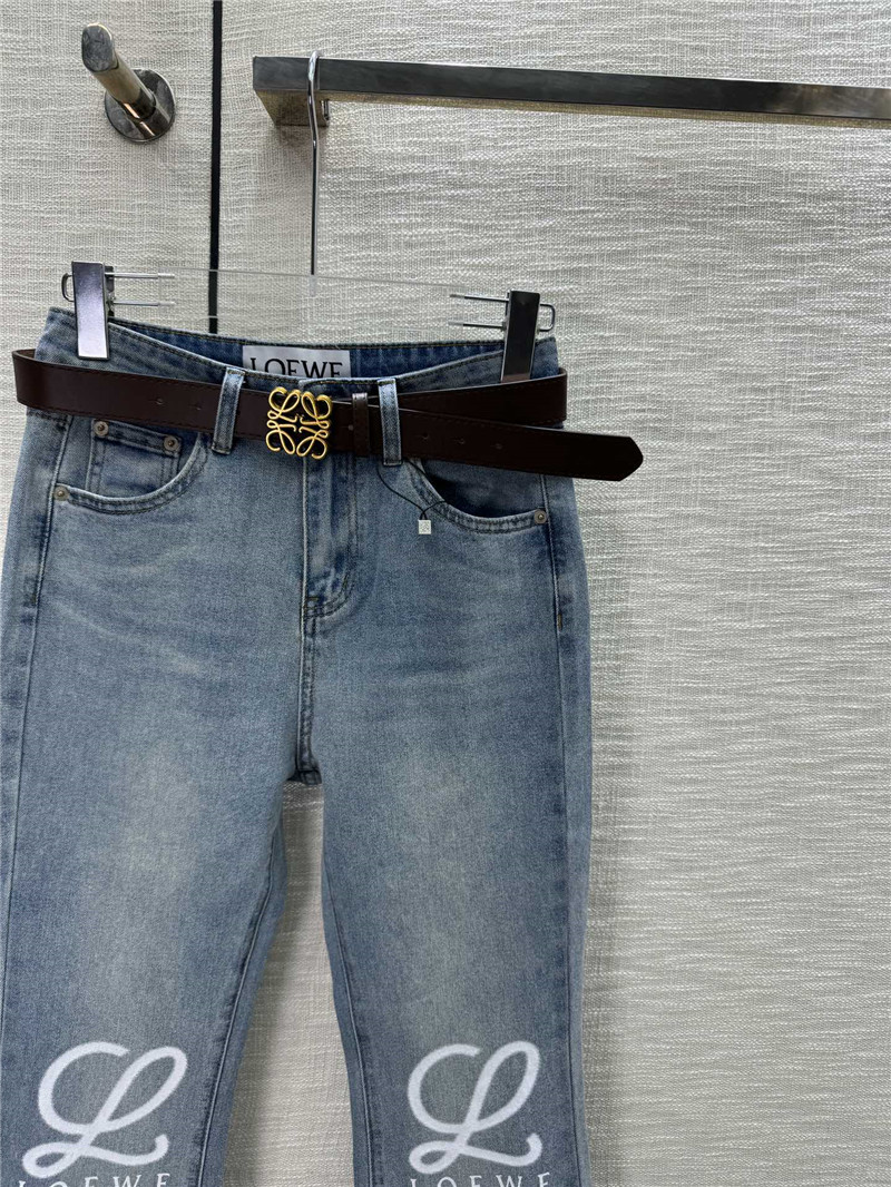 L0ew* high waist bootcut jeans replica clothing