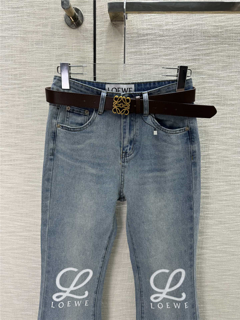 L0ew* high waist bootcut jeans replica clothing