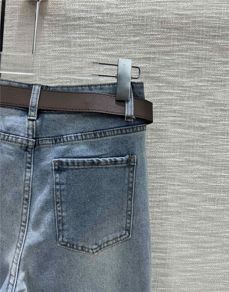 L0ew* high waist bootcut jeans replica clothing