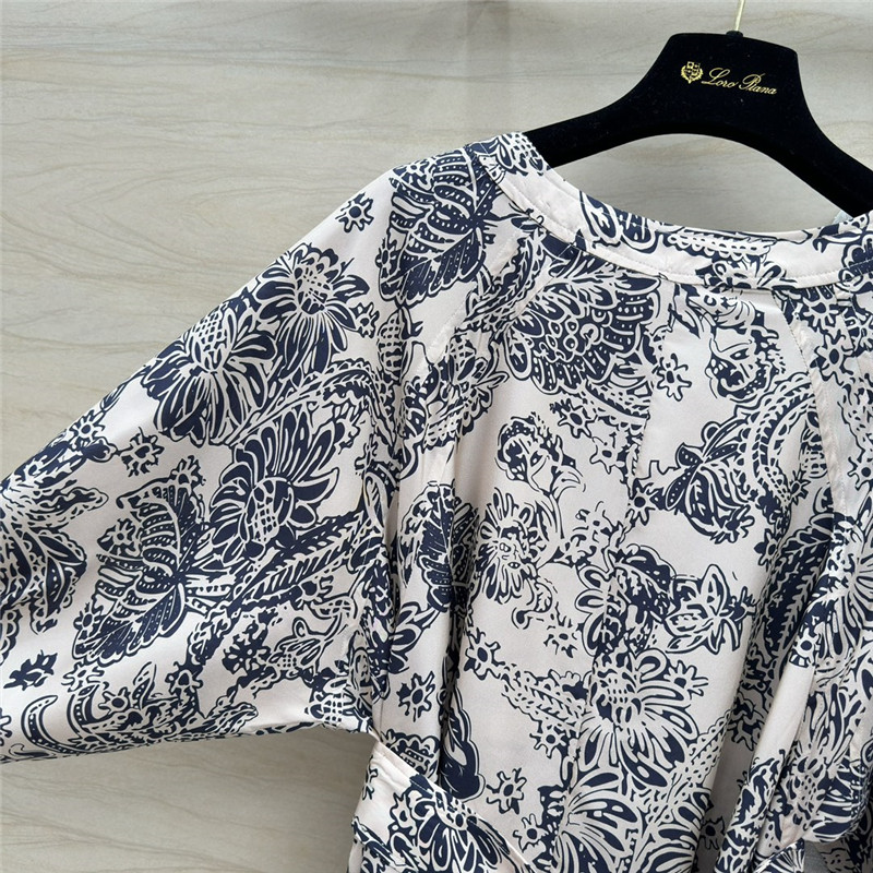 L0r0 P1ana silk dress replica designer clothes