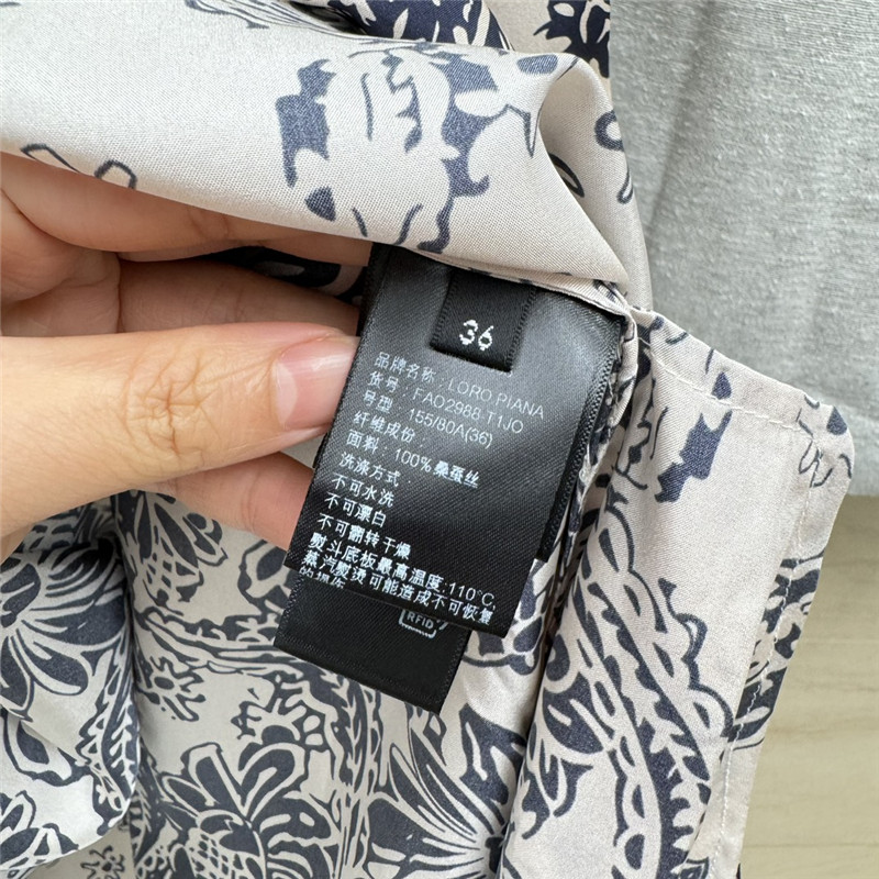 L0r0 P1ana silk dress replica designer clothes