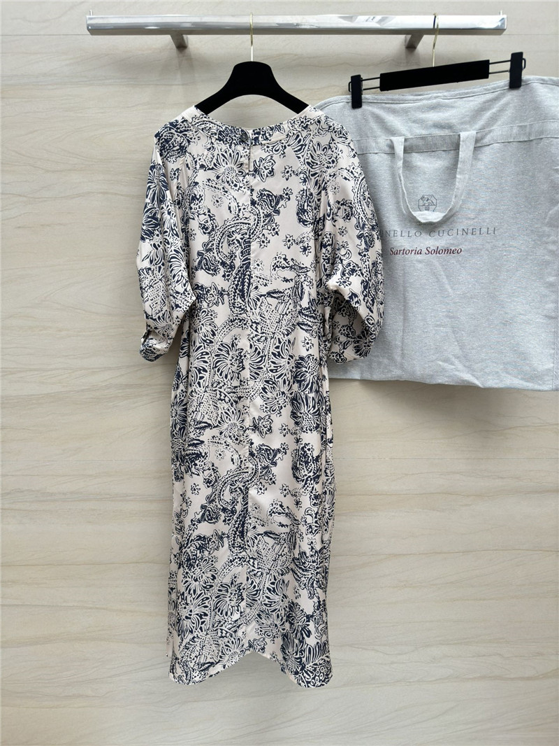 L0r0 P1ana silk dress replica designer clothes