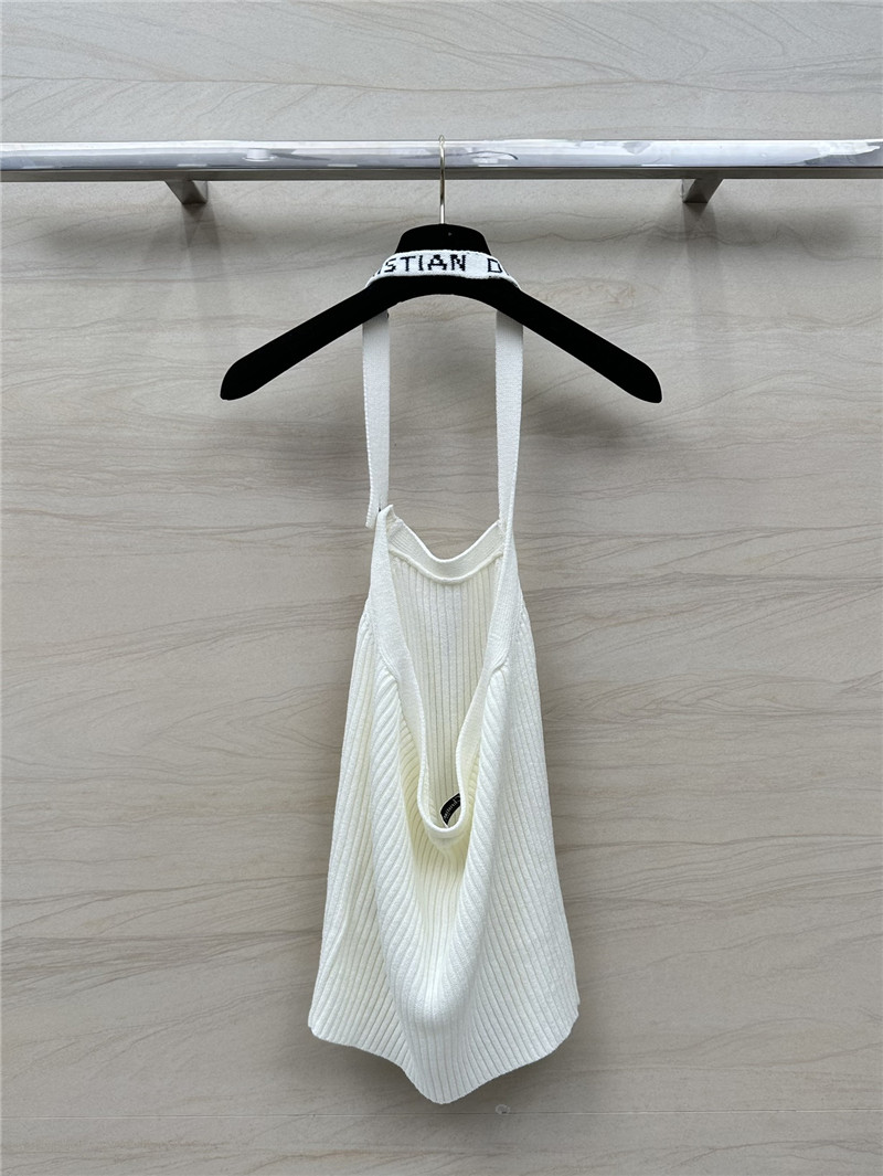 D10r knitted vest top replica d&g clothing