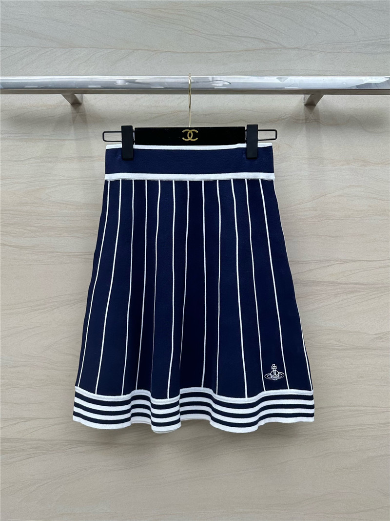 Vivienne Westwood high-waisted knitted mini skirt replica clothes