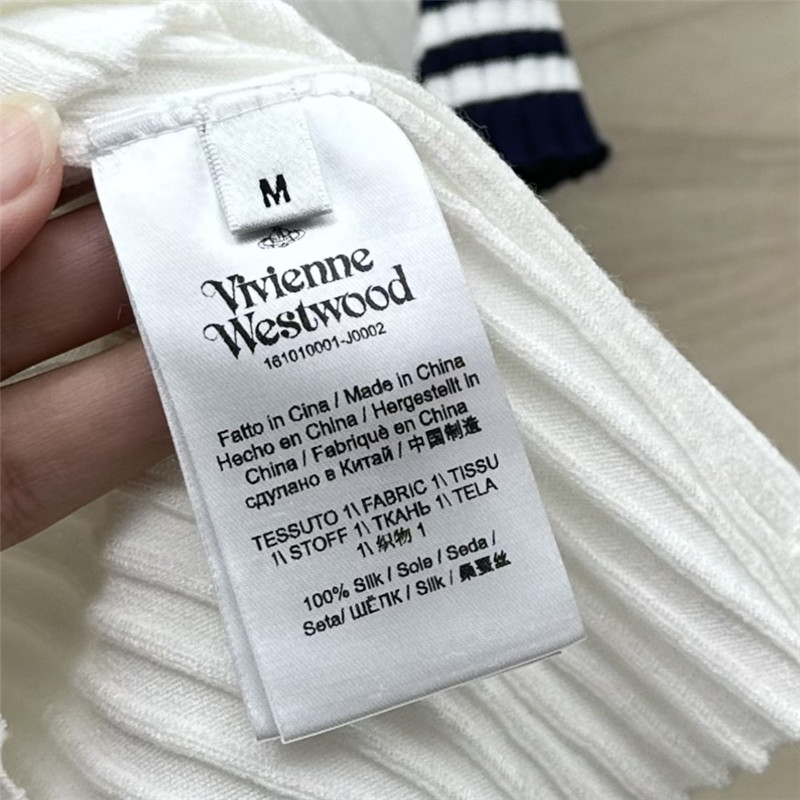 Vivienne Westwood Polo collar top replicas clothes