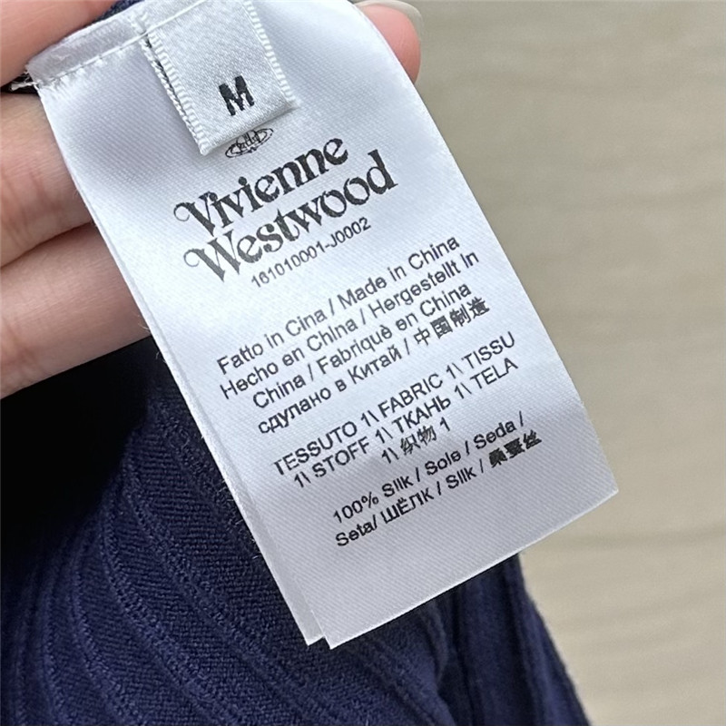 Vivienne Westwood Polo collar top replicas clothes