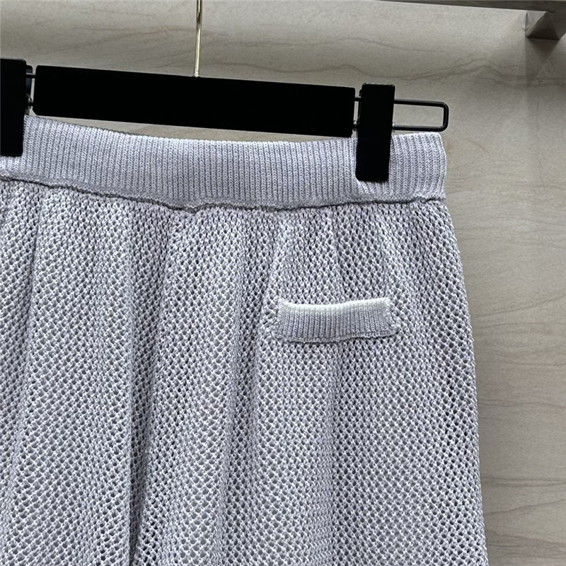BC hollow knitted shorts replica d&g clothing
