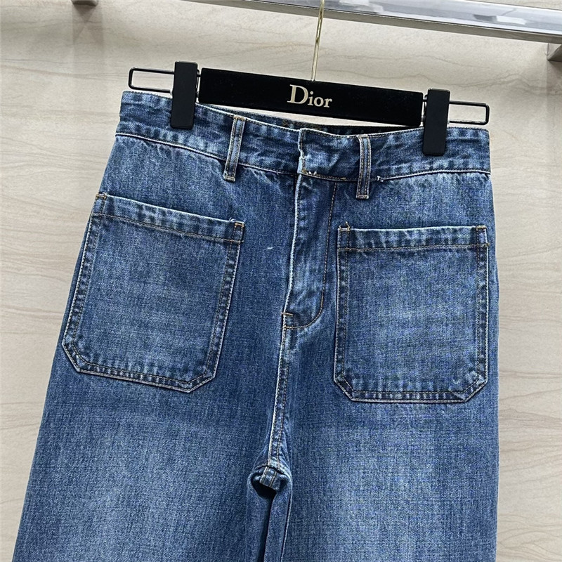 D10r double pocket straight jeans replica clothes