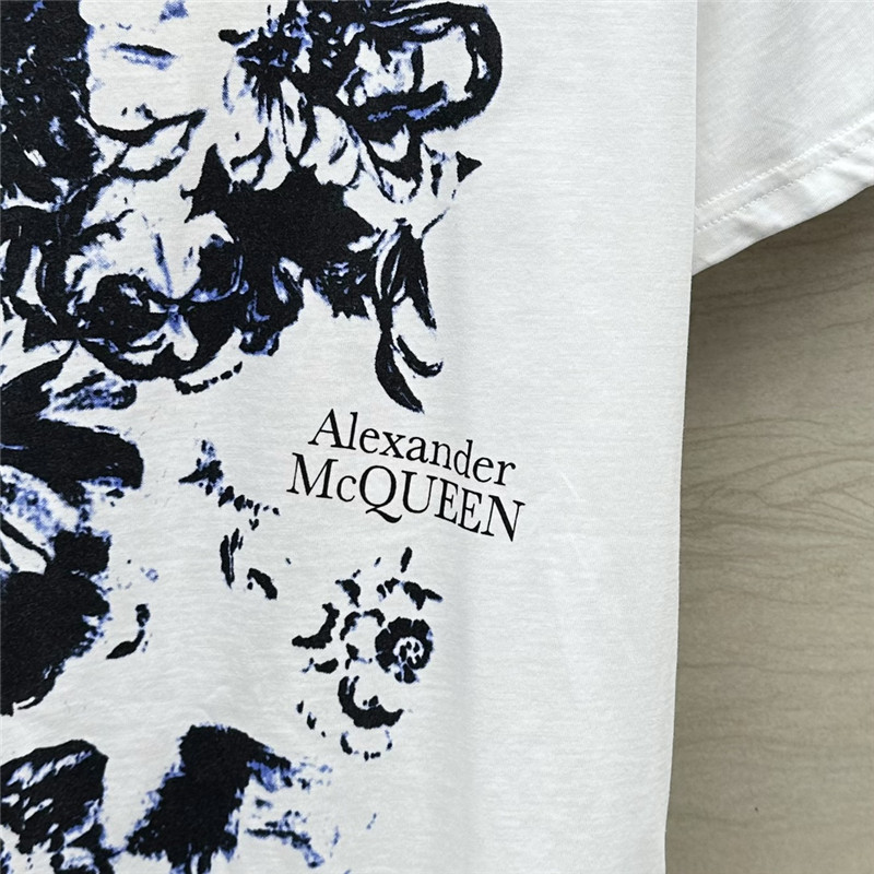 a1exa*der Mcqv*en cotton t-shirt replica clothing