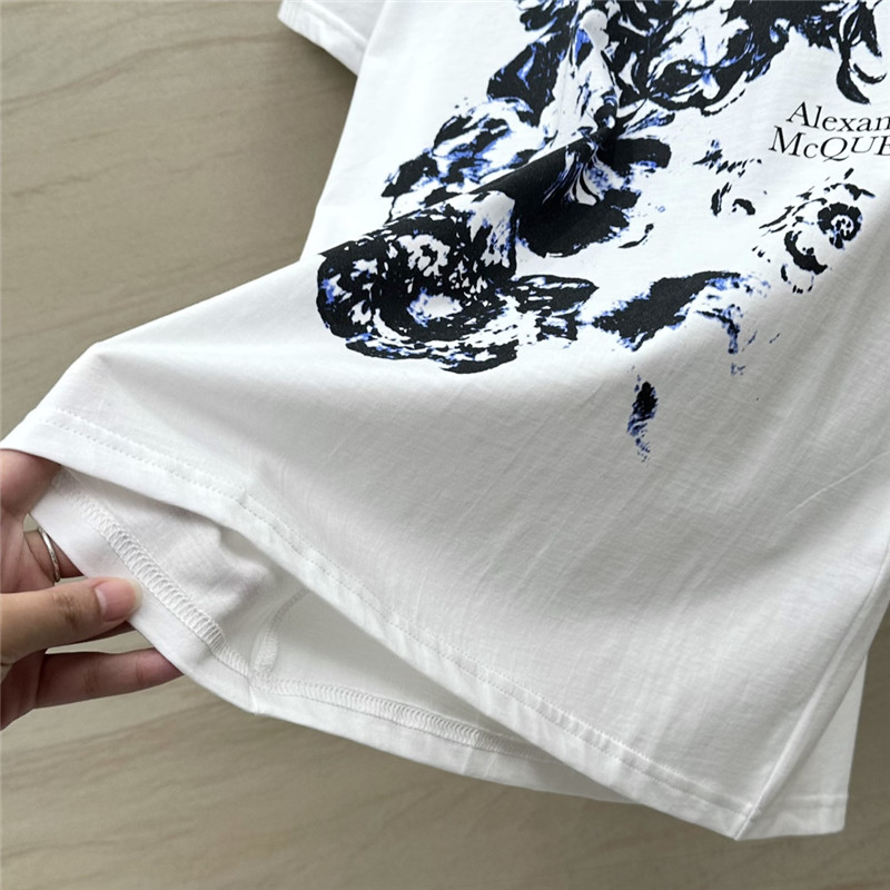 a1exa*der Mcqv*en cotton t-shirt replica clothing