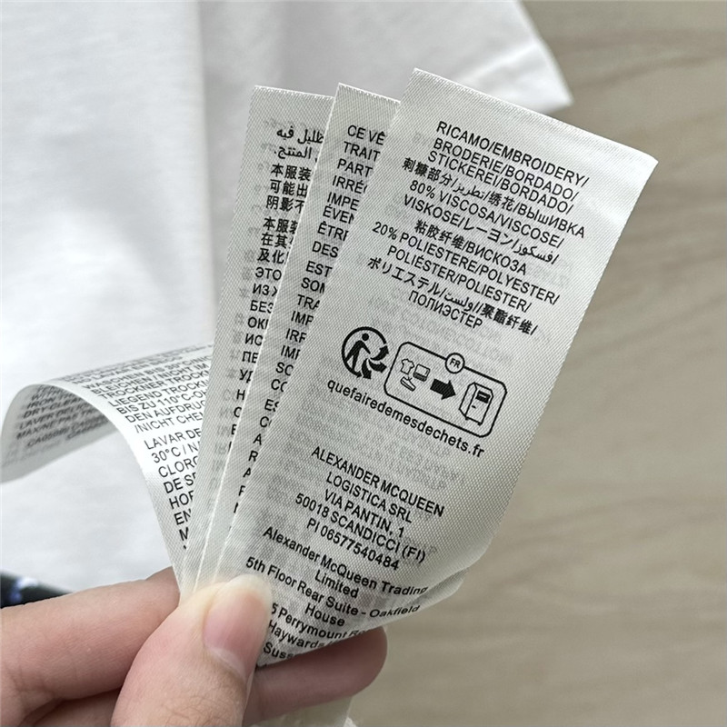 a1exa*der Mcqv*en cotton t-shirt replica clothing