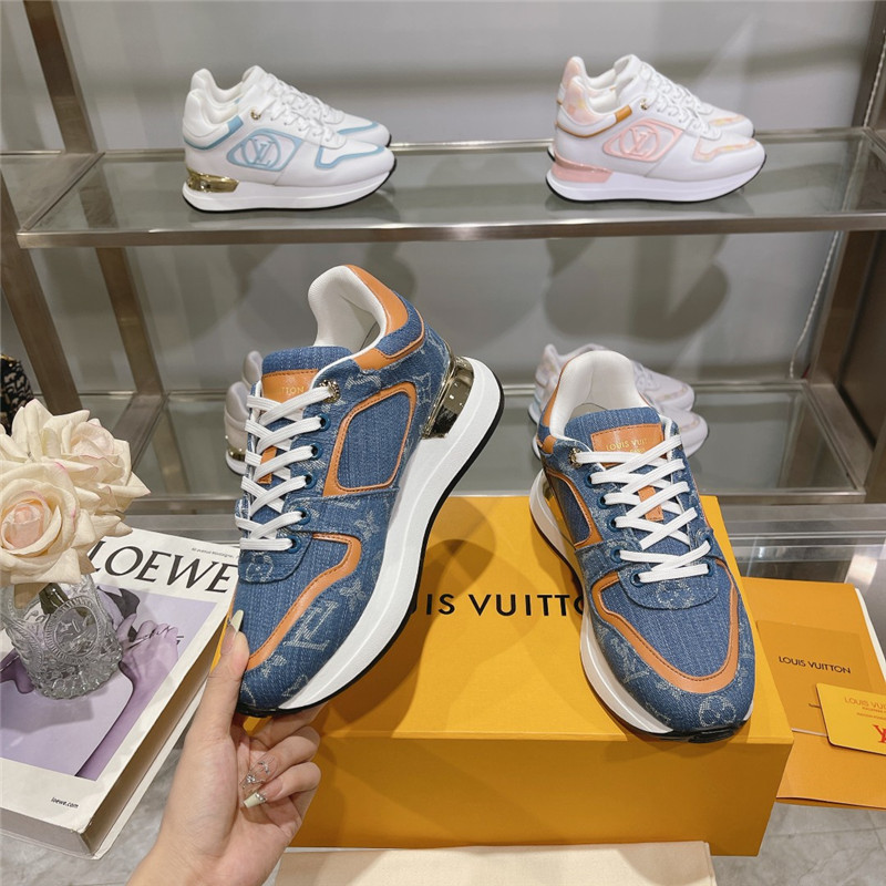 l0vis Vvtt0n lv denim run away sneakers