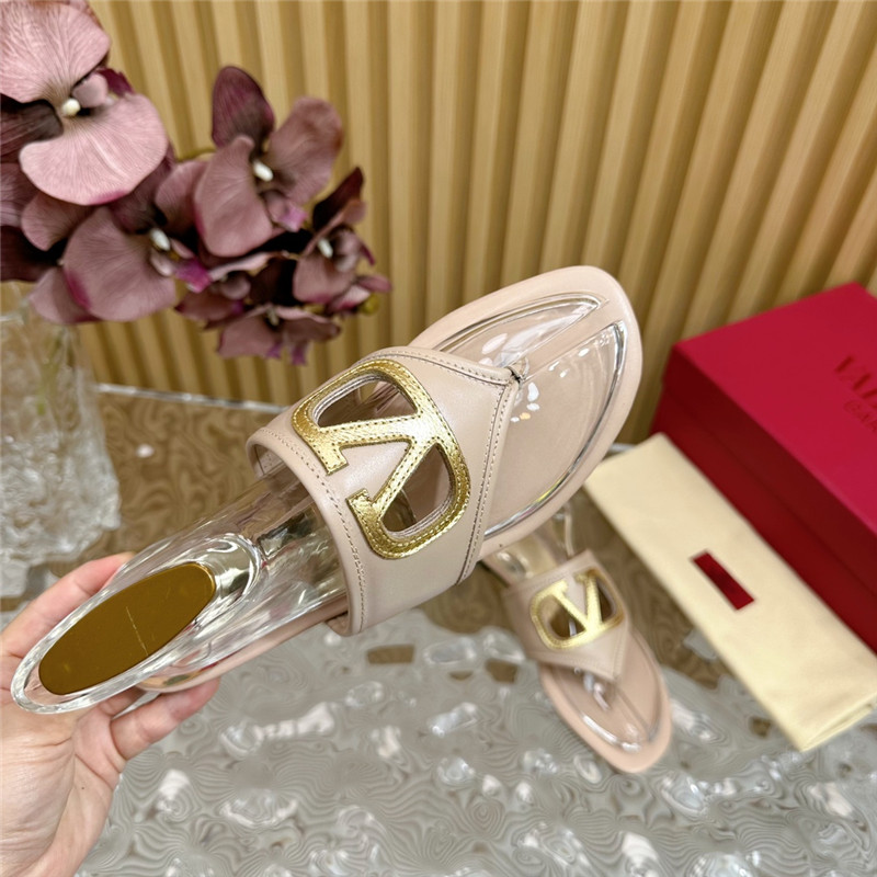 va1e*ntin0 hollow logo slippers Marg*e1a replica shoes