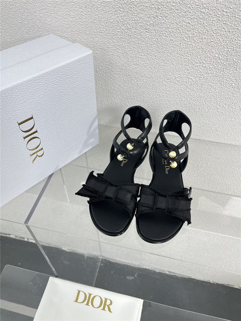 D10r bow cd embroidery series sandals best replica shoes website