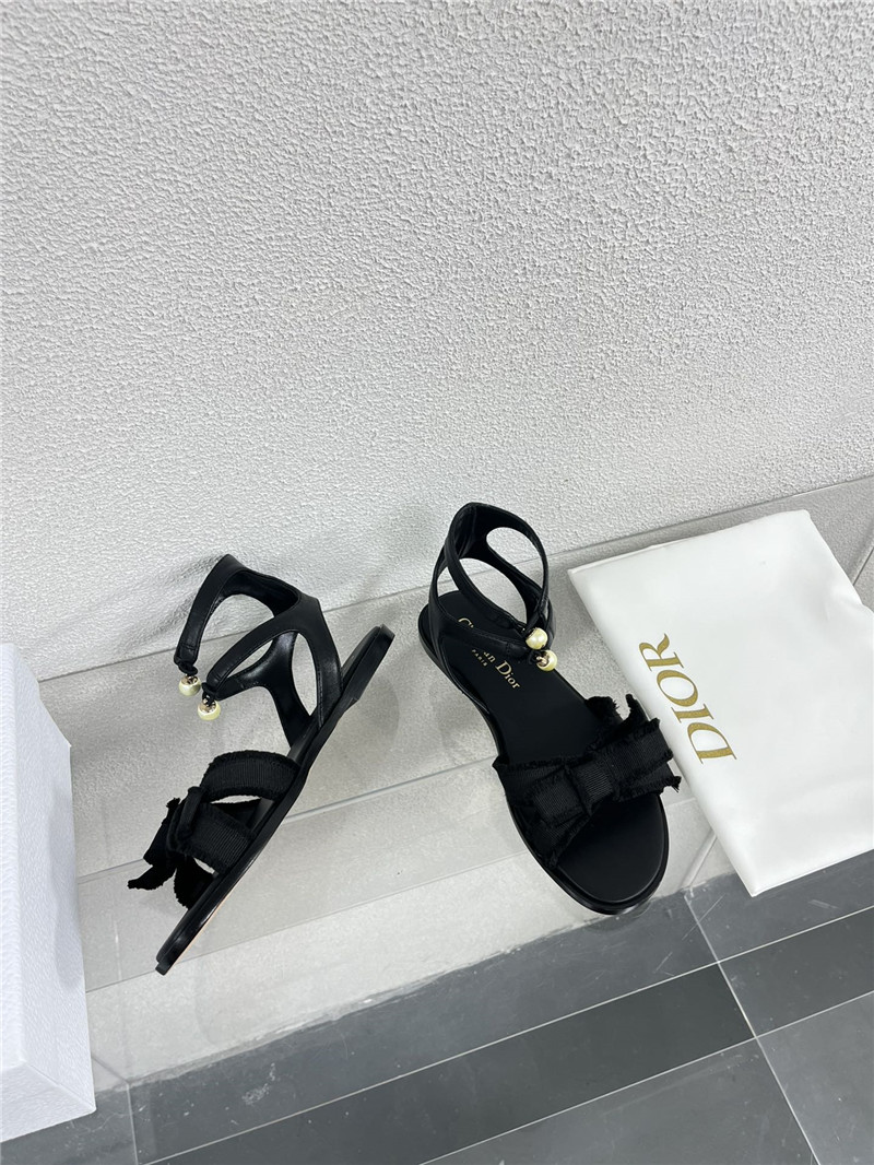 D10r bow cd embroidery series sandals best replica shoes website