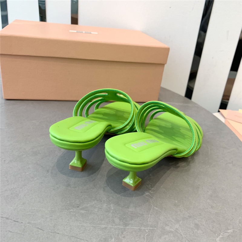 M1um1u hollow octopus low heel sandals replica shoes