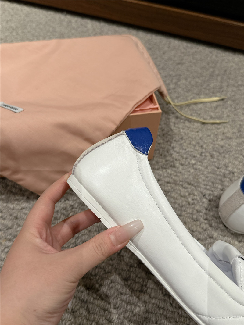 M1um1u flat bun shoes replica shoes