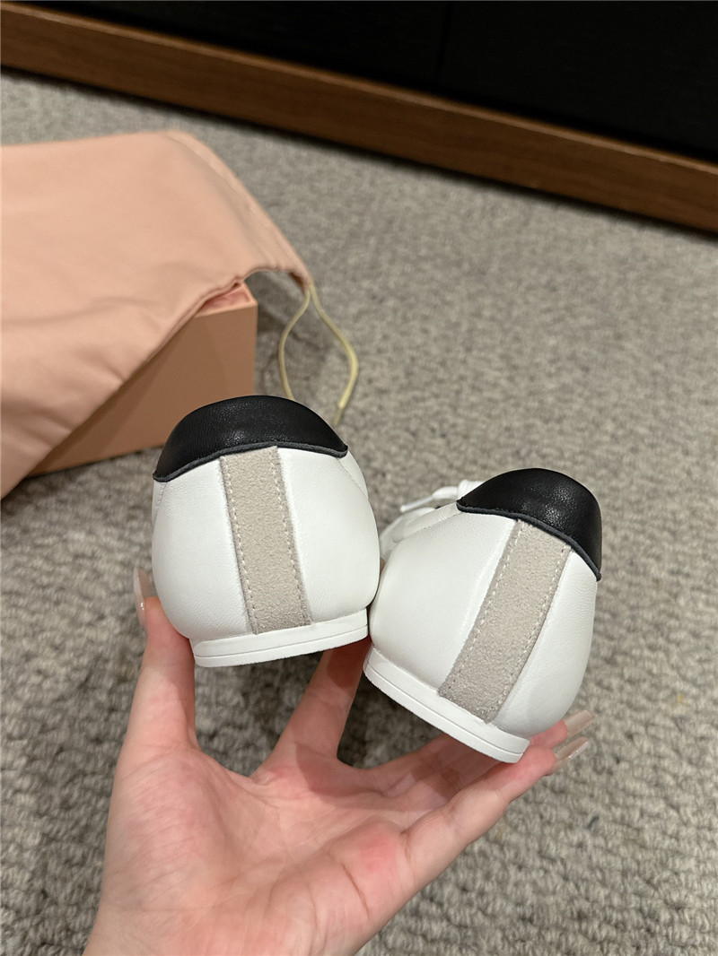 M1um1u flat bun shoes replica shoes